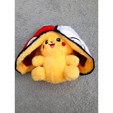 Pokemon Pikachu Peluş Oyuncak Hediyelik Sürpriz Peluş 40CM Uyku Arkadaşı Fermuarlı