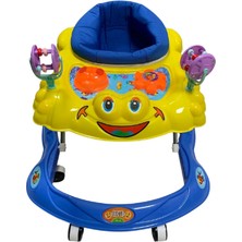 Maryo 7 Ayak Ninja Modeli Sarı ve Mavi Bebek Yürüteç