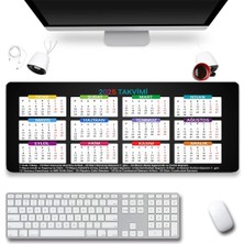 Sonictouch Ultragrand 2025 Takvimi Calender Xxl Gamer Oyuncu Siyah Renkli Sıvı Geçirmez Klavye Mouse Pad 40X90CM