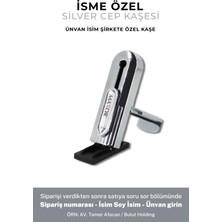 Giftsome Kişiye Özel Silver Cep Kaşesi