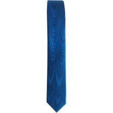 ElifEbru Exclusive Handicrafts Ebru Sanatı  Saten Kumaş  Erkek Lacivert Kravat Sakr 150