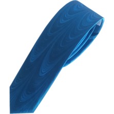ElifEbru Exclusive Handicrafts Ebru Sanatı  Saten Kumaş  Erkek Lacivert Kravat Sakr 150
