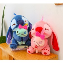 NB Market Lilo Stitch 35CM Bebekli  Disney Peluş Oyuncak Lilo Peluş Stich Peluş