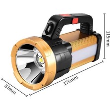 Çerçici 6 Mod Şarjlı El Feneri Projektör Tipi  WT-615