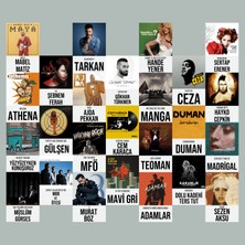 Orenda Art 25'li Sanatçı Albüm Kapağı Müzik Kolaj Seti