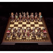 Kartaca - Roma Temalı Satranç Takımı (Şah 12 cm)