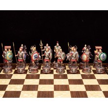 Kartaca - Roma Temalı Satranç Takımı (Şah 12 cm)