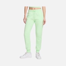 Nike Sportswear Phoenix Fleece Mid-Rise Kadın Yeşil Polarlı Eşofman Altı FZ7626-376