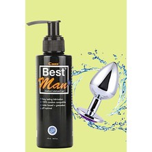 Best Man 150 ml Kayganlaştırıcı Jel & 7 cm Metal Plug Hediyeli