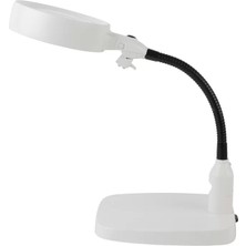 Çerçici Masaüstü 10X LED Işıklı Büyüteç Okuma El Sanatları Onarım Büyüteç 7765