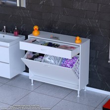 Emir 1 Göz Sepetli 1 Çekmeceli Mutfak & Banyo Dolabı (100CM)