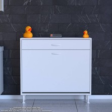 Emir 1 Göz Sepetli 1 Çekmeceli Mutfak & Banyo Dolabı (100CM)