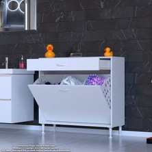 Emir 1 Göz Sepetli 1 Çekmeceli Mutfak & Banyo Dolabı (100CM)