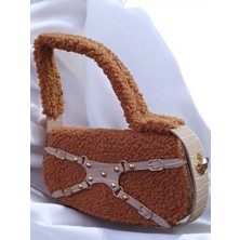 Pam-Bags Peluş Manc Model Omuz Çantası