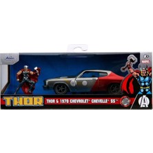 253223019 Jada Marvel Thor 1970 Chevy Chevelle Ss 1 32 Die Cast Freewheel