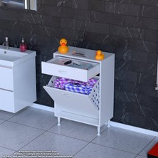 Emir 1 Göz Sepetli 1 Çekmeceli Mutfak & Banyo Dolabı (60CM)