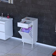 Emir 1 Göz Sepetli 1 Çekmeceli Mutfak & Banyo Dolabı (50CM)