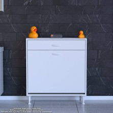 Emir 1 Göz Sepetli 1 Çekmeceli Mutfak & Banyo Dolabı (80CM)
