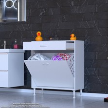Emir 1 Göz Sepetli 1 Çekmeceli Mutfak & Banyo Dolabı (80CM)