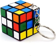 Çerçici Nostaljik Zeka Küpü Sihirli Mini Rubik Anahtarlık