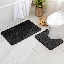 Çerçici Kaymaz Hafızalı Köpük Banyo Paspası