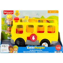 HDJ25 Fisher-Price® Little People Eğlenceli Okul Otobüsü, 1-5 Yaş