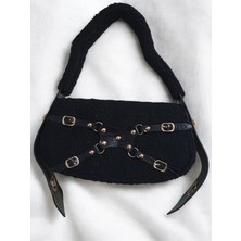 Pam-Bags Peluş Manc Model Omuz Çantası