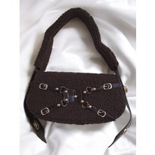 Pam-Bags Peluş Manc Model Omuz Çantası