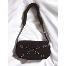 Pam-Bags Peluş Manc Model Omuz Çantası