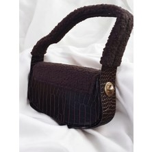 Pam-Bags Peluş Manc Model Omuz Çantası