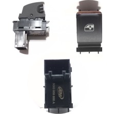 CAM ANAHTARI VOLKSWAGEN TIGUAN GOLF PASSAT YM TEKLİ OKLU KROMLU