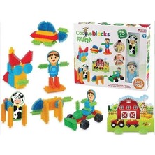 Fen Toys 03312 Kaktüs Bloklar Çiftlik 75PCS