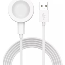 Dmay Huawei Watch 3 / Huawei Watch 3 Pro Uyumlu Manyetik USB Şarj Kablosu 1 Metre