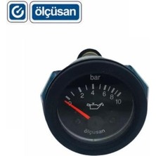 Ölçüsan 24V Yağ Saati 10 Bar 52 mm