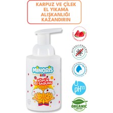 Minoris Kids Organik Köpük El Sabunu Karpuz Çilek Kokulu 300 ml