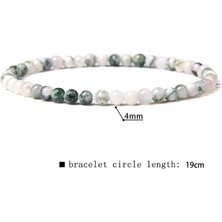 17CM Tarzı Akikler 4mm Yönlü Turmalin Bilezikler Kadın Erkek Doğal Taş Ametistler Zirkon Kuvars Streç Halat Reiki Takı Bohemia Pulsera (Yurt Dışından)