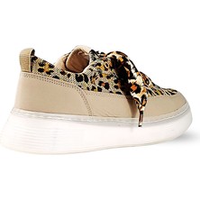 Noka Shoes Soho Leopar Kadın Spor Ayakkabı