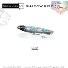 New Osaka Naniwa Osaka Shi Shadow Rıse 75MM 7.8g Su Üstü Maket