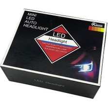 YLZ 12V-24V Hb4 9006 Cob LED Xenon Far Ampul Seti 10.000K 8000 Lümen (Buz Mavi)