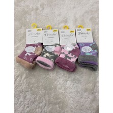 Ekinoks  Dikişsiz Havlu Termal Çocuk Soket Çorap 4lü Set 0-12 Yaş 3091