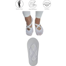 Maruf Shop 1 Adet Bayan Kaydırmaz Tabanlı Yoga Pilates Fitness Dans ve Spor Çorabı