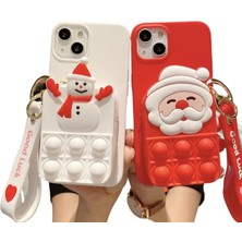 Xiaoai Noel Öğelerine Sahip Bozuk Para Cüzdanı Cep Telefonu Kılıfının Fermuarını Açın, Yumuşak Kabuklu ve El Askılı, Iphone'a Uygun (Yurt Dışından)