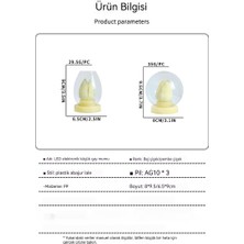 La Go Go Gantdidiboy LED Lale Ortam Gece Lambası Başucu Uyku Lambası (Yurt Dışından)