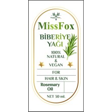 Missfox Biberiye Yağı Complexi Yıpranmış Saçlar Için Saç Uzatan Saç Bakımı