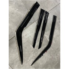 Peugeot 206 1998-2008 Arası Kromlu Cam Rüzgarlığı 4'lü