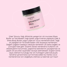 Polente Natural Çilek & Shea Body Butter /  Yoğun Vücut Nemlendiricisi (100 ml)