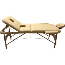 Pambukcuk Comfort Plus Ahşap Masaj Masası Ithal 305-BEJ 3 Parça
