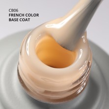 Momo Kalıcı Oje French Color Base Coat CB06, Nude Sarı, 10 ml