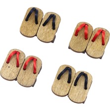 Baoblaze 4 1:12 Terlikleri Japon Mini Kimono Terlikleri Için (Yurt Dışından)