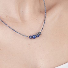 Mia Lia Design Mira - Lapis Lazuli Doğal Taş Kolye